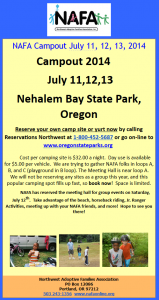 Nehalem Bay Campout